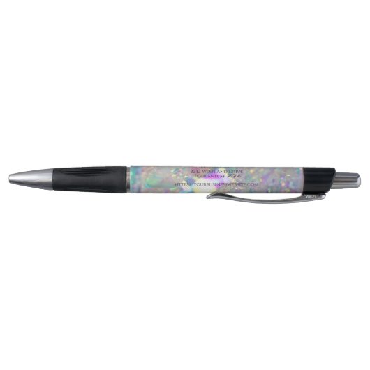 Iridescent Tinsel Modern Glam Promotion Pen (Bodem)