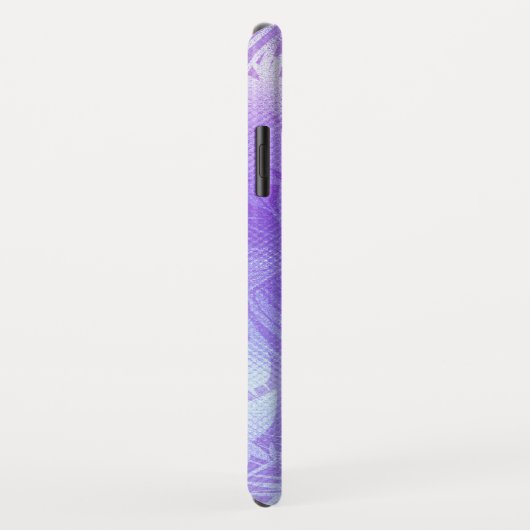 Iridescent Tropical Leaves Pattern Case-Mate iPhone Case (Achterkant/rechts)