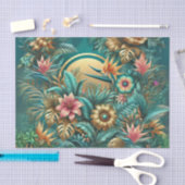 Iridescent Tropisch Decoupagepapier Tissuepapier (Craft)