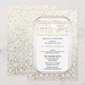Iridescent Twinkle Twinkle Little Star-Baby shower Kaart (Voorkant / Achterkant)