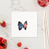 Iridescent Vlinder Bloem Cocktail Servetten - Bri (Insitu)