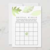 Iridescent Waterverf najaar leest Bridal Bingo (Voorkant)