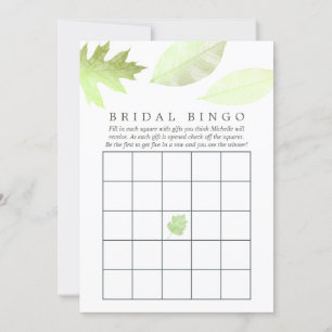 Iridescent Waterverf najaar leest Bridal Bingo