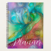 Iridescent Waterverf Planner (Voorkant)