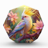 Iridescent Wing Cockatiel Fantasy Bird Fotoblokken (Voorkant)