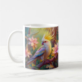 Iridescent Wing Cockatiel Fantasy Bird Koffiemok