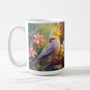 Iridescent Wing Cockatiel Fantasy Bird Koffiemok