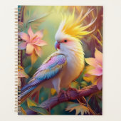 Iridescent Wing Cockatiel Fantasy Bird Planner (Voorkant)