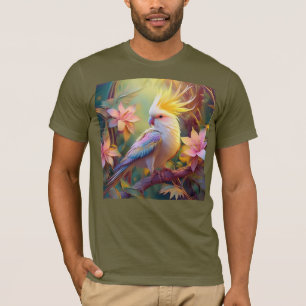 Iridescent Wing Cockatiel Fantasy Bird T-shirt