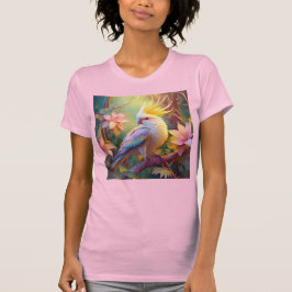 Iridescent Wing Cockatiel Fantasy Bird T-shirt