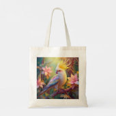Iridescent Wing Cockatiel Fantasy Bird Tote Bag (Achterkant)