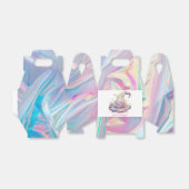 Iridescent Witch Hat Birthday Bedankdoosjes (Uitgevouwen)