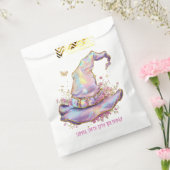 Iridescent Witch Hat Birthday  Bedankzakje (Gezegeld)