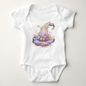 Iridescent Witch Hat Birthday Romper (Voorkant)