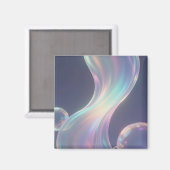 Iridescente Abstracte Belstroming Magneet (Voorkant / Achterkant)
