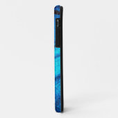 Iridescente Blauwe Vlinder Vleugel Case-Mate iPhone Case (Achterkant/links)