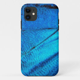 Iridescente Blauwe Vlinder Vleugel Case-Mate iPhone Case