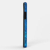 Iridescente Blauwe Vlinder Vleugel Case-Mate iPhone Case (Achterkant/rechts)