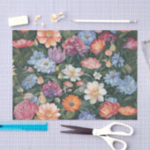 Iridescente Bloementuin Decoupage Tissue Tissuepapier (Craft)