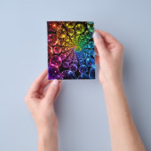 Iridescente bollen terug naar Fibonacci-reeks Flyer (Hand)