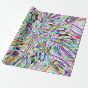 Iridescente Chroom Tien Cadeaupapier