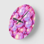 Iridescente Cyber-Bellen Y2K Klok (Hoek)