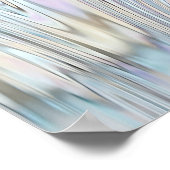 Iridescente Geribbelde Glas Textuur Wand Kunst Poster (Hoek)