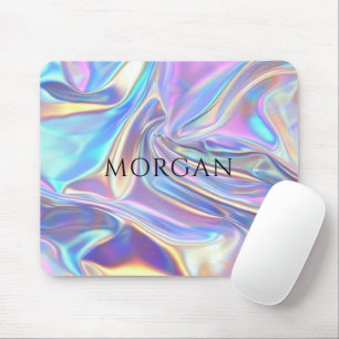 Iridescente Glanzende Metalen Stof, Naam Muismat