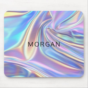 Iridescente Glanzende Metalen Stof, Naam Muismat