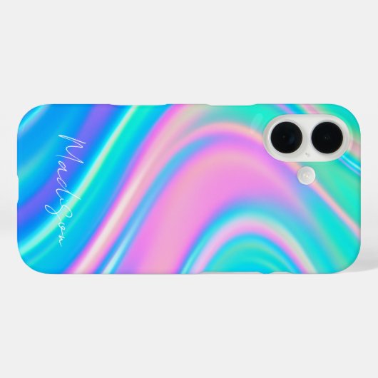 Iridescente Golfstroom Case-Mate iPhone Case (Achterkant (horizontaal))