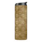 Iridescente Goud Damast Thermosbeker (Gedraaid links)
