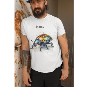 Iridescente Kever in Waterverf, op maat T-shirt