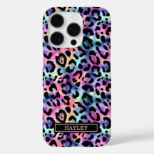 Iridescente Luipaardprint Monogram