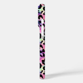 Iridescente Luipaardprint Monogram Case-Mate iPhone Case (Achterkant / Links)