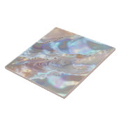 Iridescente Moeder van Parel Abstract ID1173b Tegeltje (Zijkant)