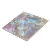 Iridescente Moeder van Parel Abstract ID1173c Tegeltje (Zijkant)