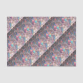 Iridescente Parelmoer Nep Rozen Goud Decoupage Tissuepapier (Voorkant)