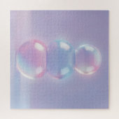 Iridescente Pastel Gestapelde Bollen Droomachtig Legpuzzel (Horizontaal)