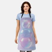 Iridescente Pastel Gestapelde Bollen Droomachtig Schort (Gedragen)