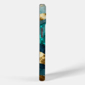 Iridescente Pauwenveer Abstract Case-Mate iPhone Case (Achterkant / Rechts)