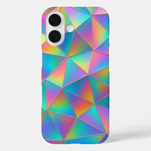 Iridescente Polygoon Case-Mate iPhone Case (Achterkant)