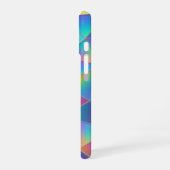 Iridescente Polygoon iPhone 16 Hoesje (Linkerkant)