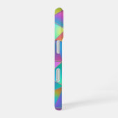 Iridescente Polygoon iPhone 16 Hoesje (Rechterkant)