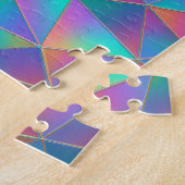 Iridescente Polygoon Legpuzzel (Zijkant)