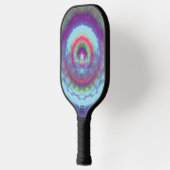 Iridescente Portaal - Psychedelische Mandala Pickleball Paddle (Links)