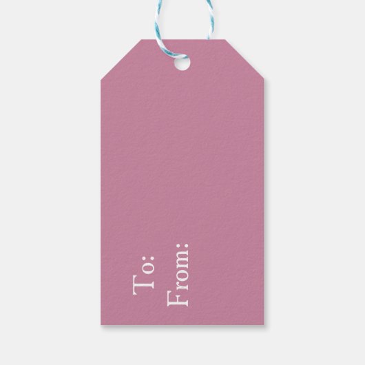 Iridesecent Pink and Purple Sequin Cadeaulabel (Achterkant)