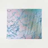 Iridisc Marble | Trendy Nep-holo-achtergrond Wandkleed (Voorkant (horizontaal))