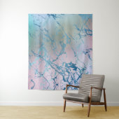 Iridisc Marble | Trendy Nep-holo-achtergrond Wandkleed (In situ)
