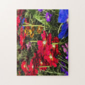 Iridiscence lente voorjaars puzzel (Verticaal)