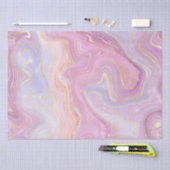 Iridiscent regenboogverloop en goud folie strata tissuepapier (Craft)
